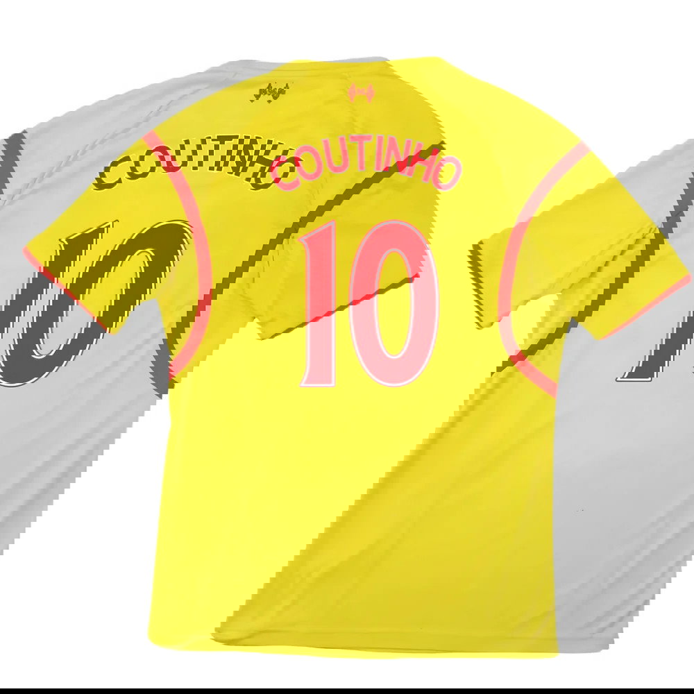 Liverpool 2014-15 Away Football Shirt (Very Good) (COUTINHO 10)