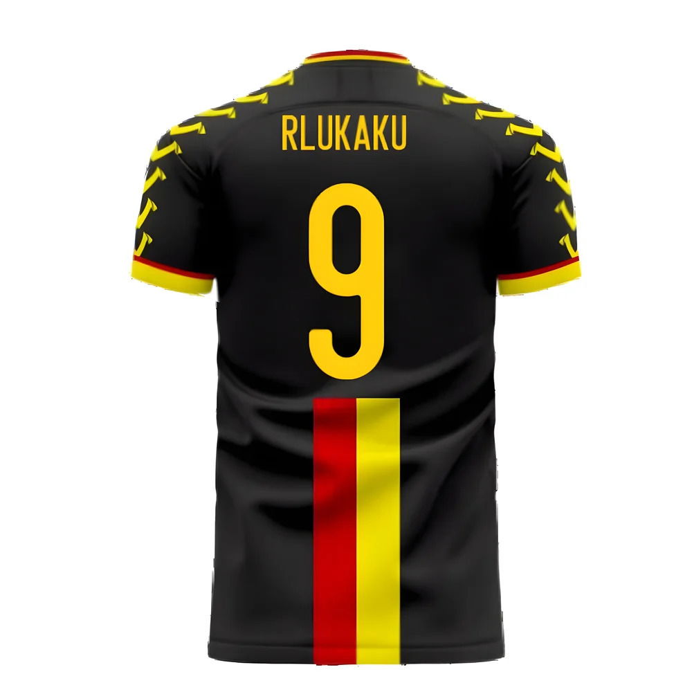 Belgium 2025-2026 Away Concept Football Kit (Viper) (R LUKAKU 9)