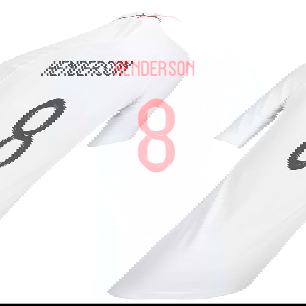 2018-2019 England Authentic Home Shirt (Henderson 8)