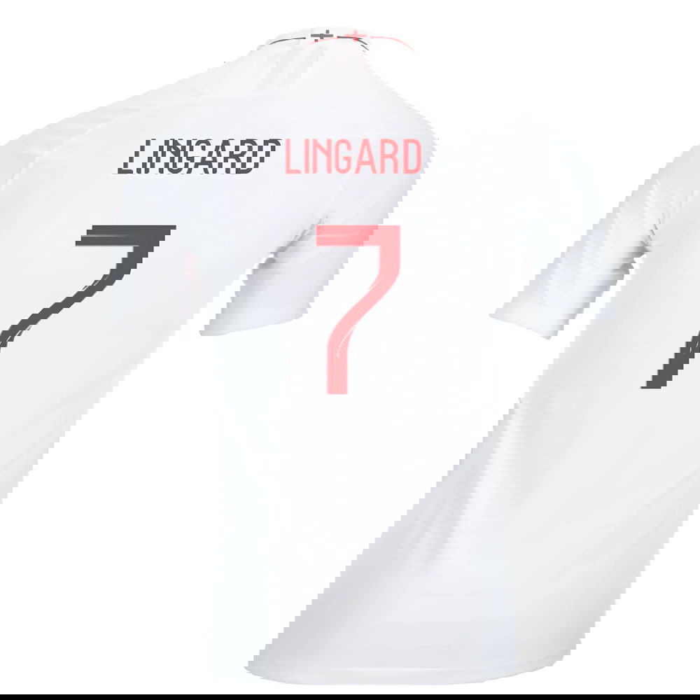 2018-2019 England Authentic Home Shirt (Lingard 7)