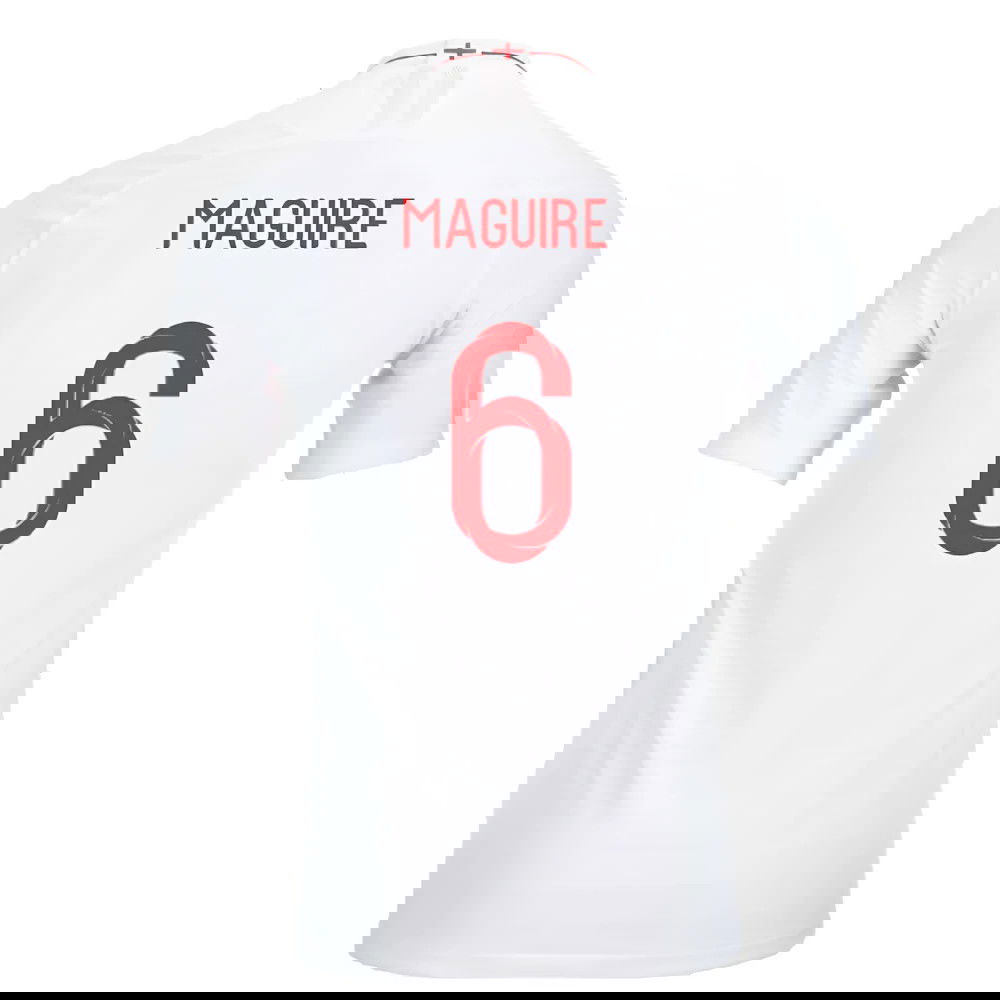 2018-2019 England Authentic Home Shirt (Maguire 6)