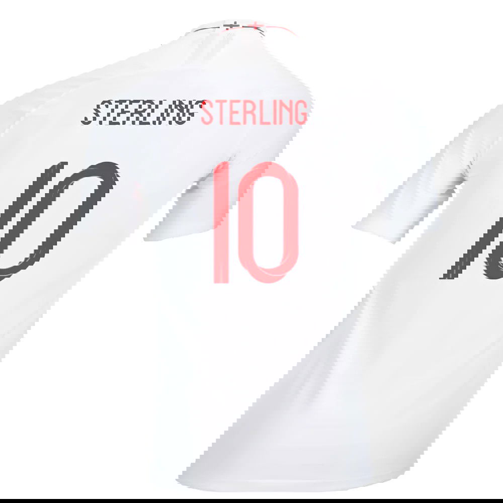 2018-2019 England Authentic Home Shirt (Sterling 10)