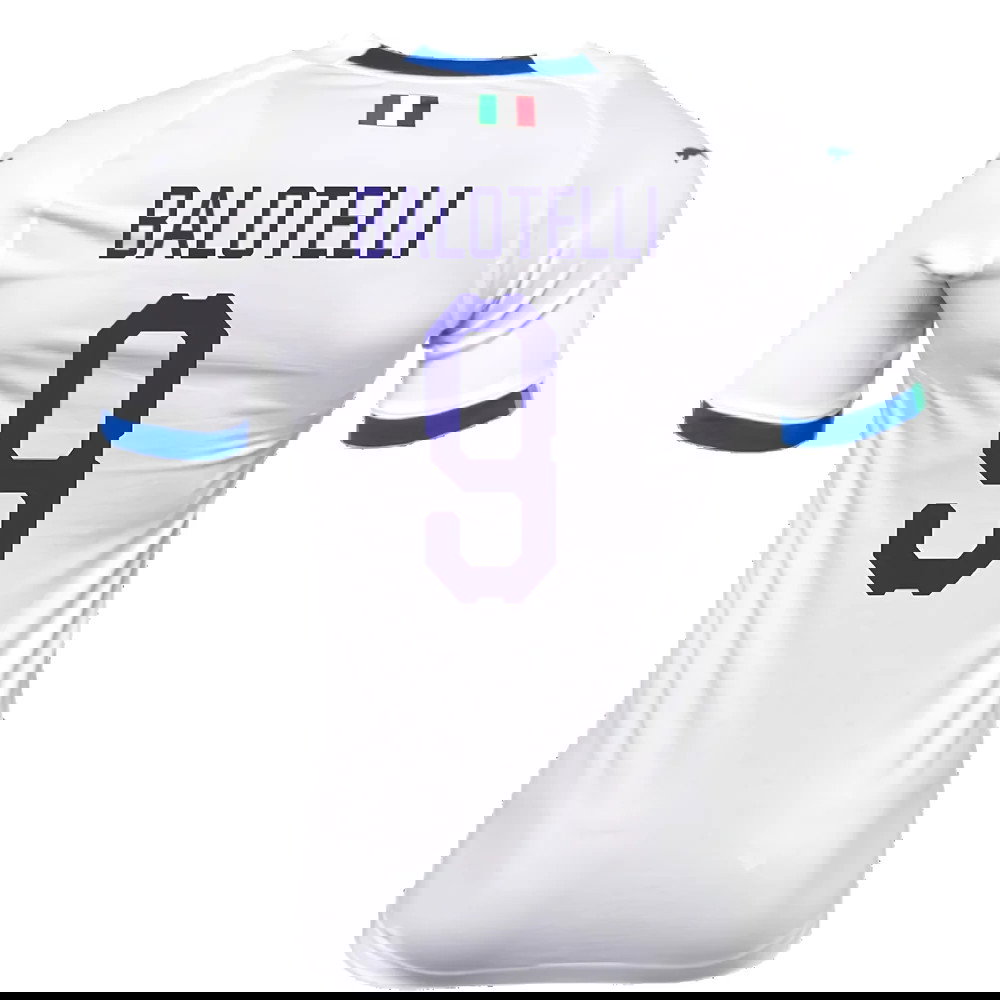 2018-2019 Italy Away evoKIT Away Shirt (Balotelli 9)