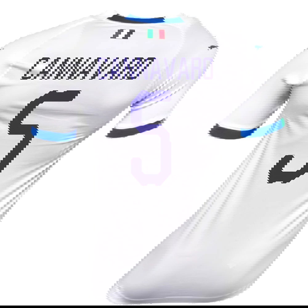 2018-2019 Italy Away evoKIT Away Shirt (Cannavaro 5)