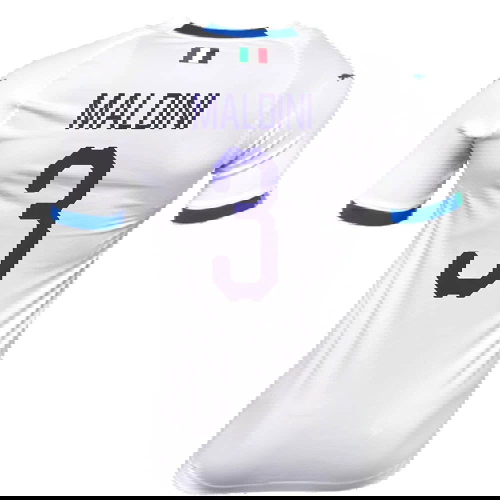 2018-2019 Italy Away evoKIT Away Shirt (Maldini 3)