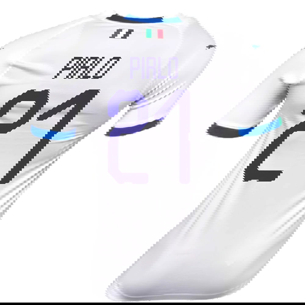 2018-2019 Italy Away evoKIT Away Shirt (Pirlo 21)