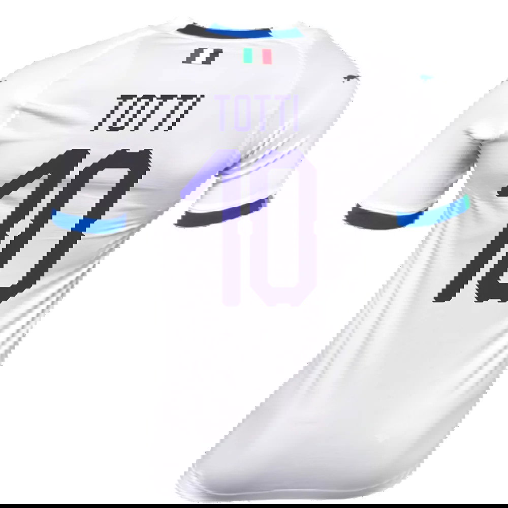 2018-2019 Italy Away evoKIT Away Shirt (Totti 10)