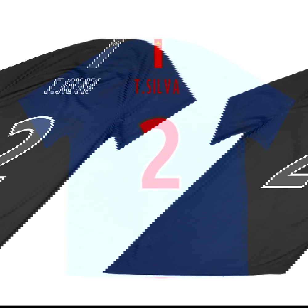 2018-2019 PSG Home Shirt (no sponsor) (T.Silva 2)