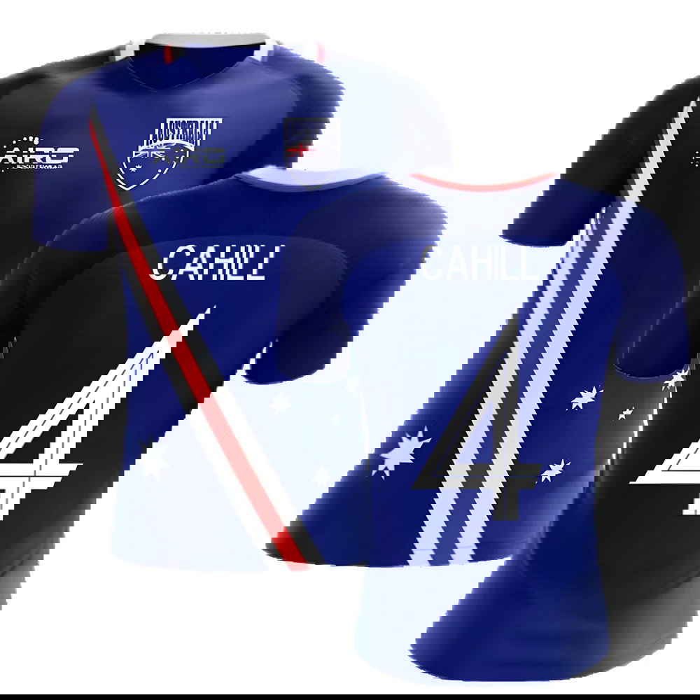 2025-2026 Australia Flag Away Concept Football Shirt (Cahill 4)