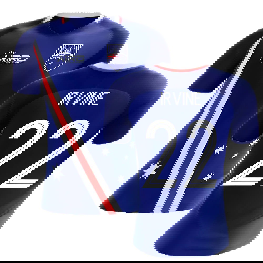 2025-2026 Australia Flag Away Concept Football Shirt (Irvine 22)