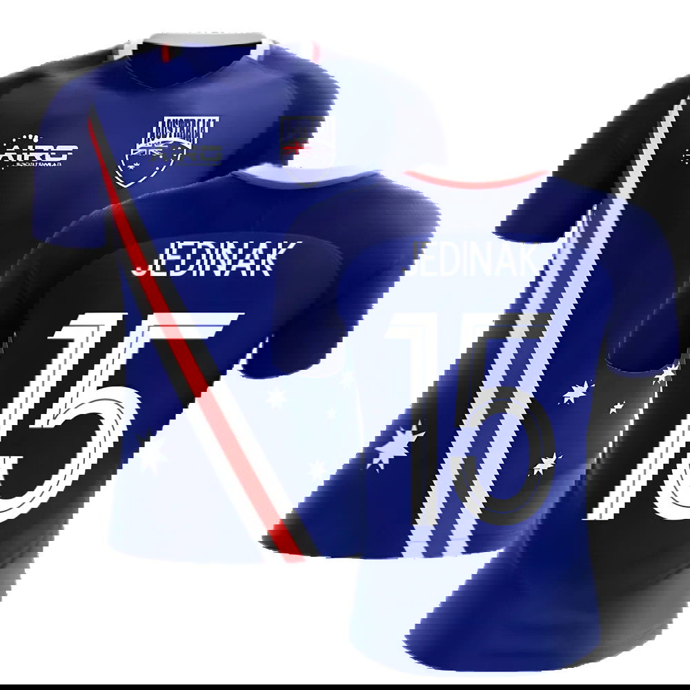 2025-2026 Australia Flag Away Concept Football Shirt (Jedinak 15)