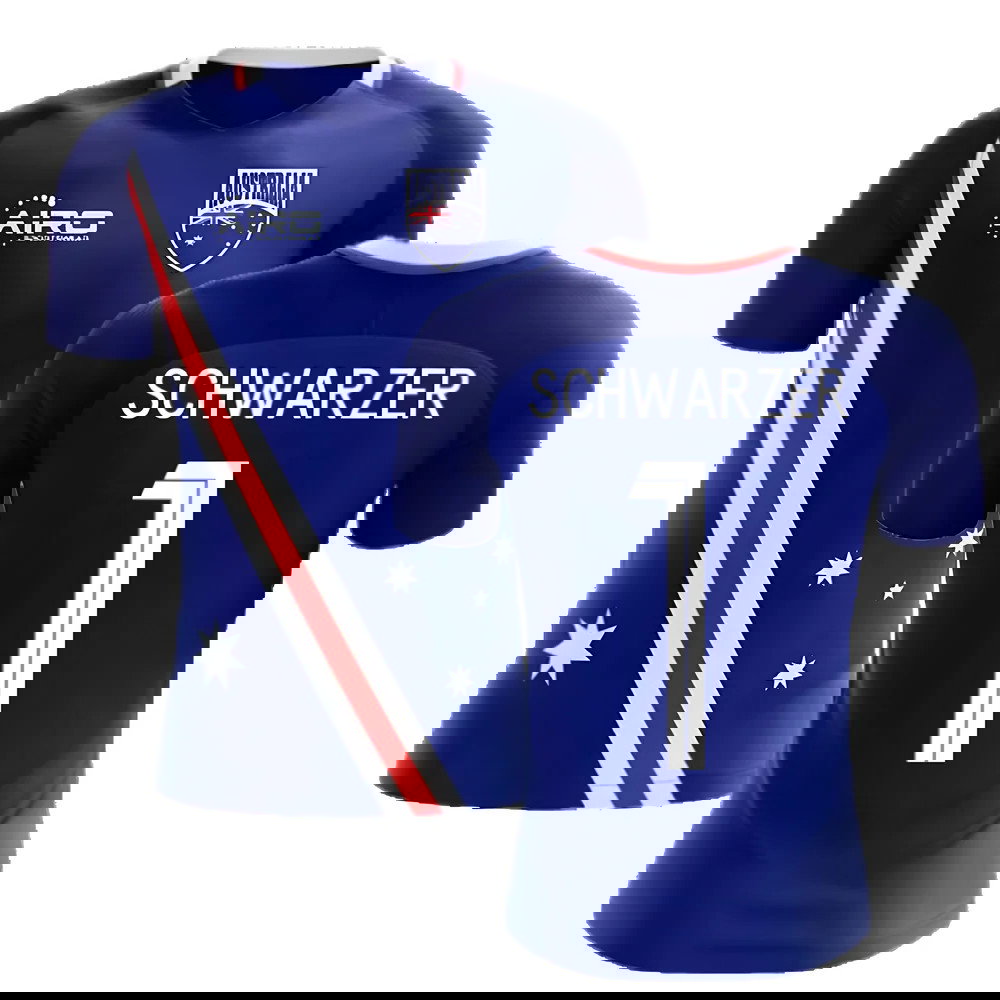 2025-2026 Australia Flag Away Concept Football Shirt (Schwarzer 1)