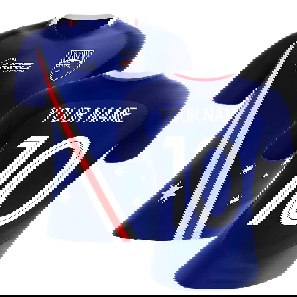 2025-2026 Australia Flag Away Concept Football Shirt (Your Name)