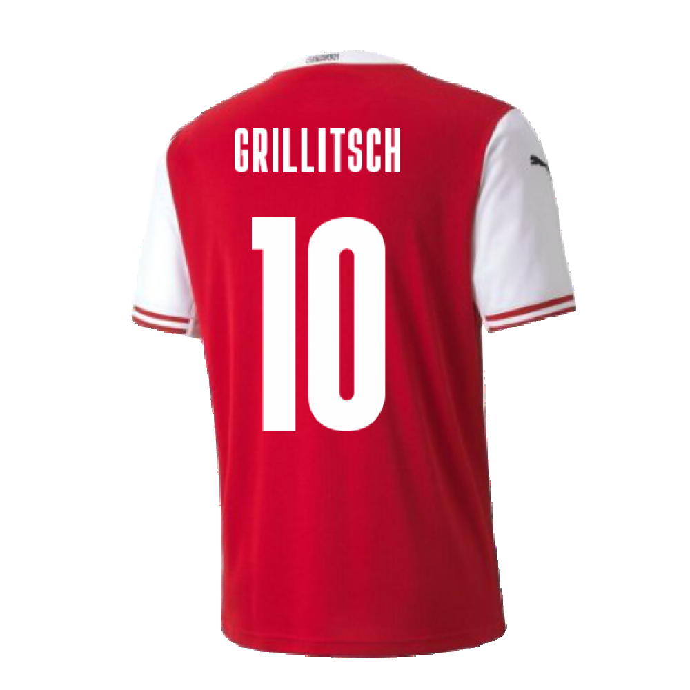 2020-2021 Austria Home Puma Football Shirt (GRILLITSCH 10)