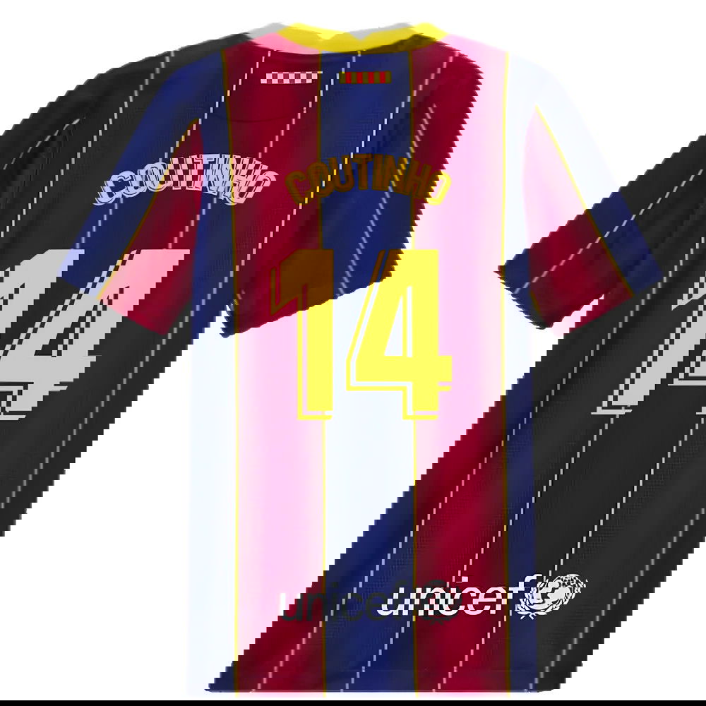 2020-2021 Barcelona Home Jersey (Kids) (COUTINHO 14)