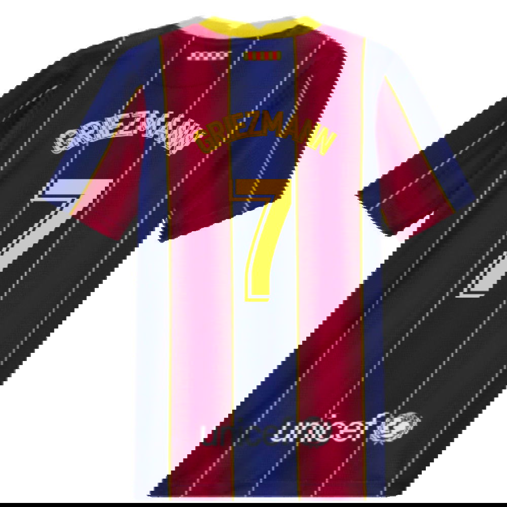 2020-2021 Barcelona Home Jersey (Kids) (GRIEZMANN 7)