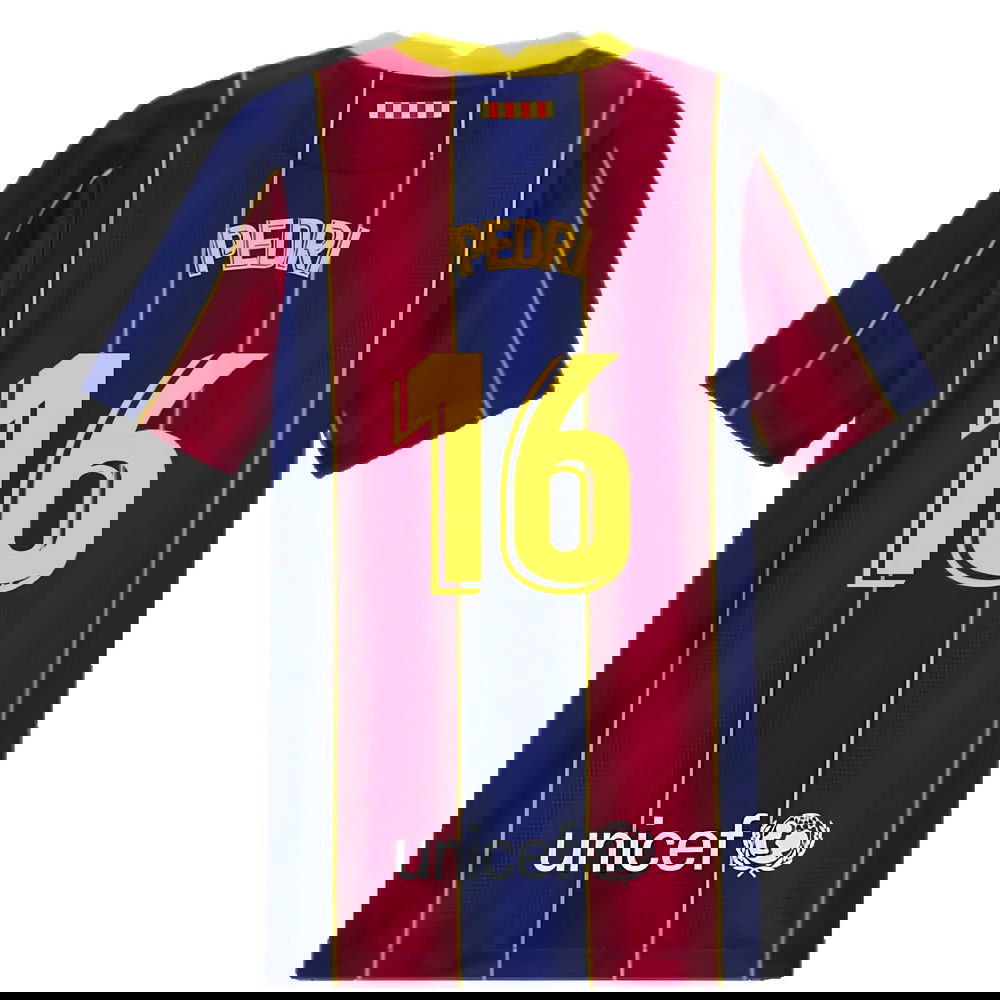 2020-2021 Barcelona Home Jersey (Kids) (PEDRI 16)