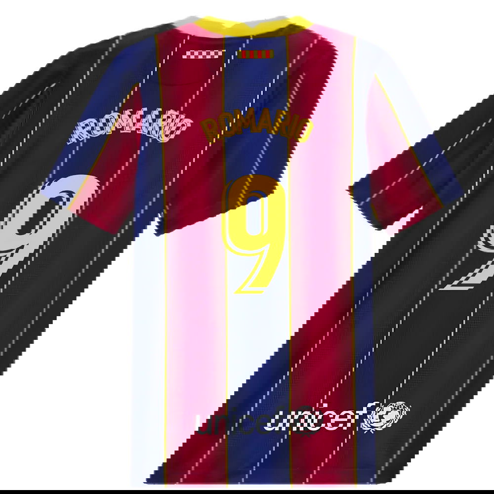 2020-2021 Barcelona Home Jersey (Kids) (ROMARIO 9)