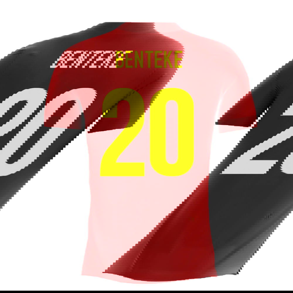 2025-2026 Belgium Airo Concept Home Shirt (Benteke 20)