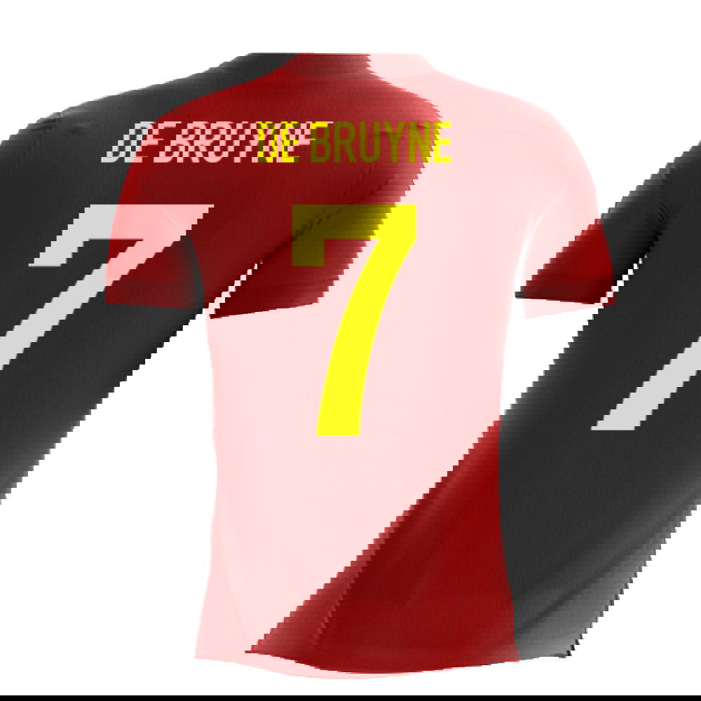 2025-2026 Belgium Airo Concept Home Shirt (De Bruyne 7)