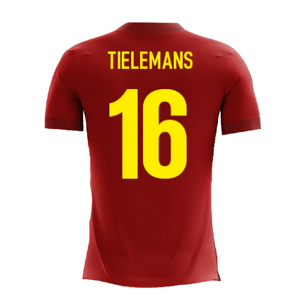 2025-2026 Belgium Airo Concept Home Shirt (Tielemans 16) - Kids