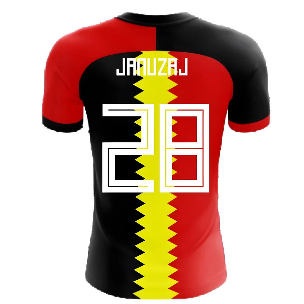 2025-2026 Belgium Flag Concept Football Shirt (Januzaj 28)