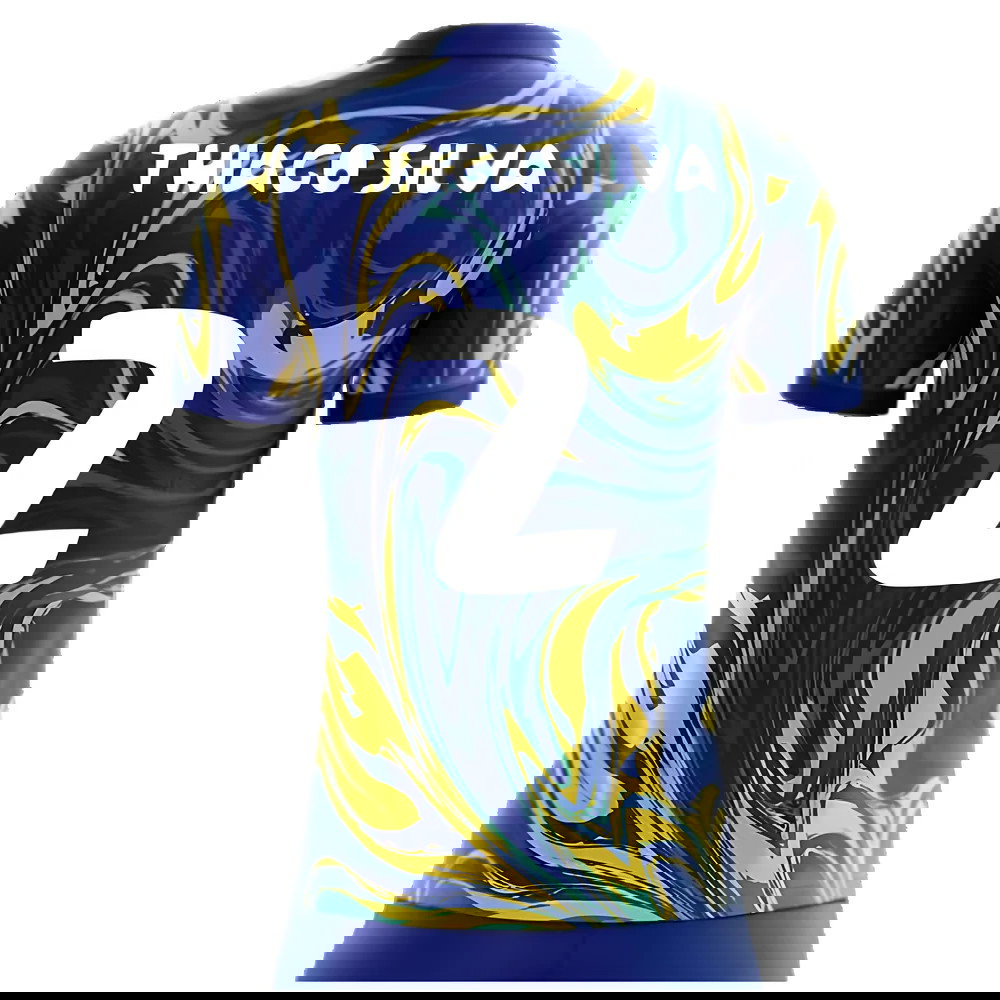 2025-2026 Brazil Away Concept Shirt (Thiago Silva 2) - Kids