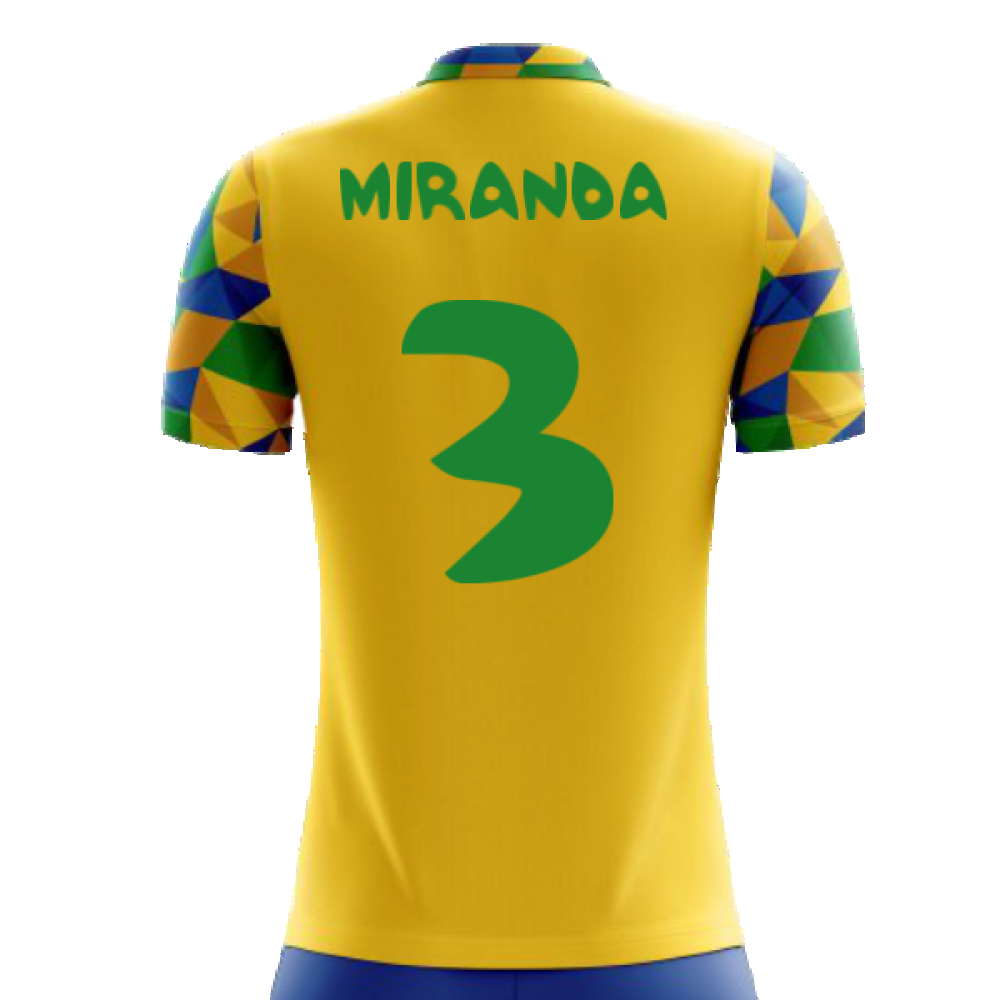 2025-2026 Brazil Home Concept Football Shirt (Miranda 3)