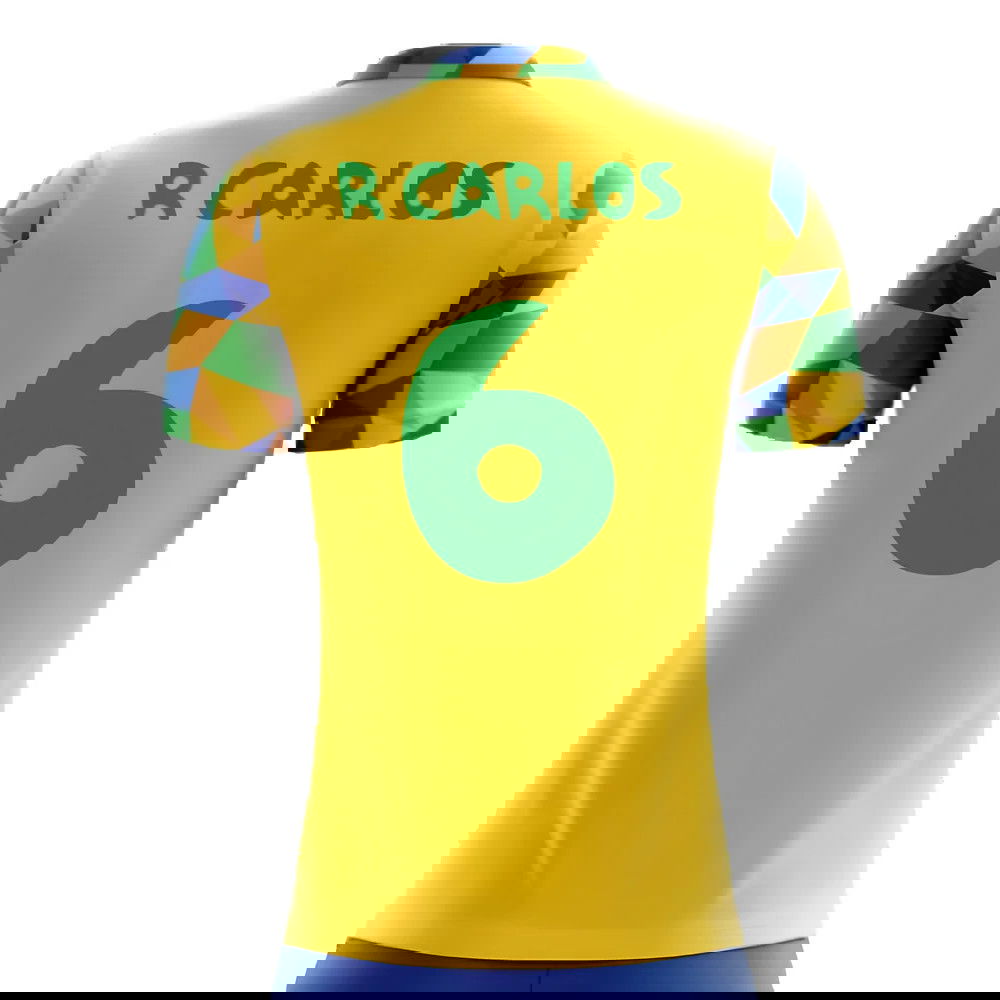 2025-2026 Brazil Home Concept Football Shirt (R Carlos 6)
