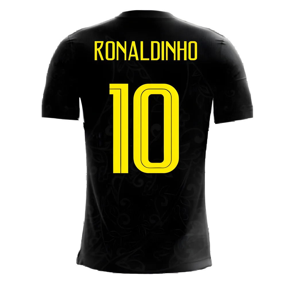 2025-2026 Brazil Third Concept Football Shirt (Ronaldinho 10)