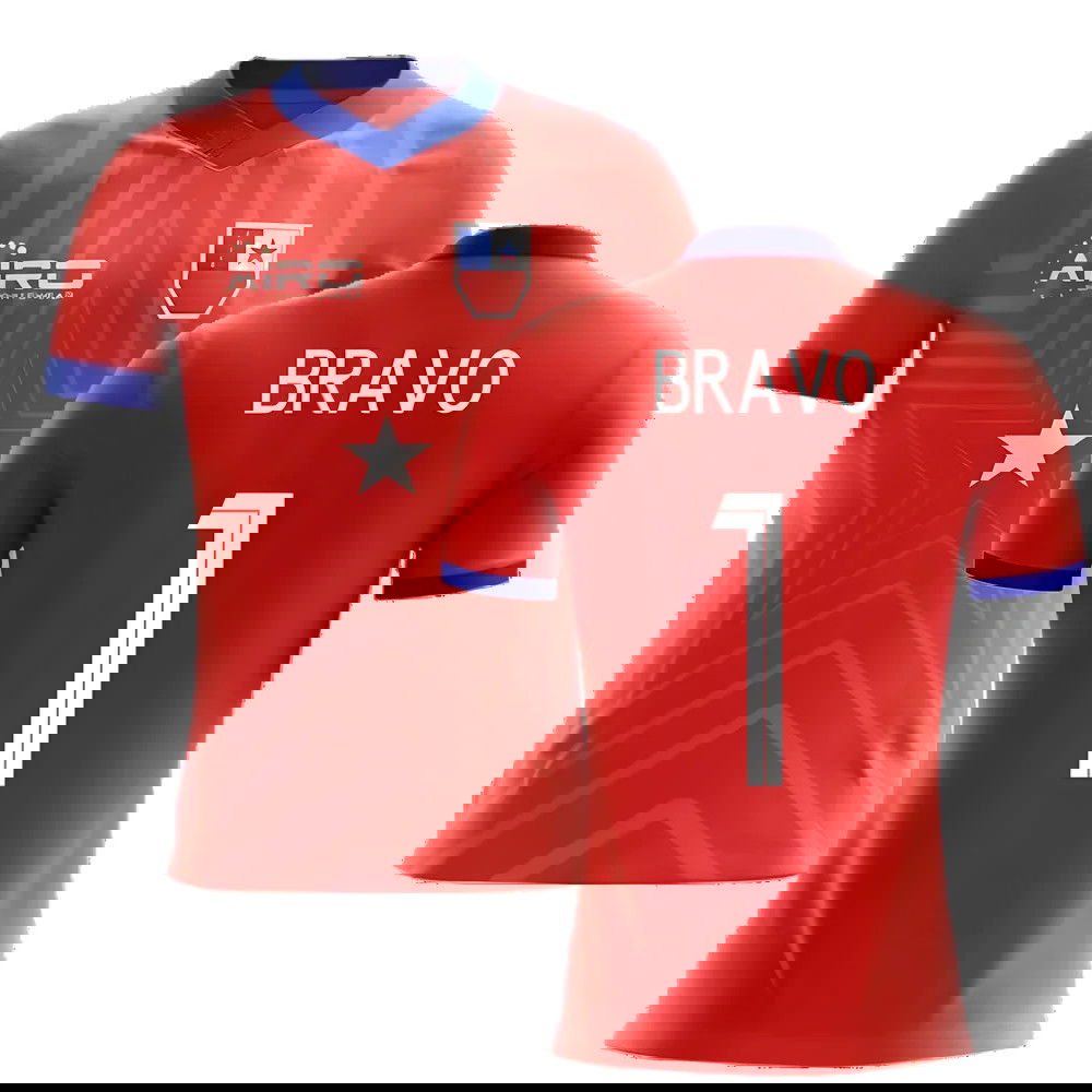 2025-2026 Chile Home Concept Football Shirt (Bravo 1) - Kids