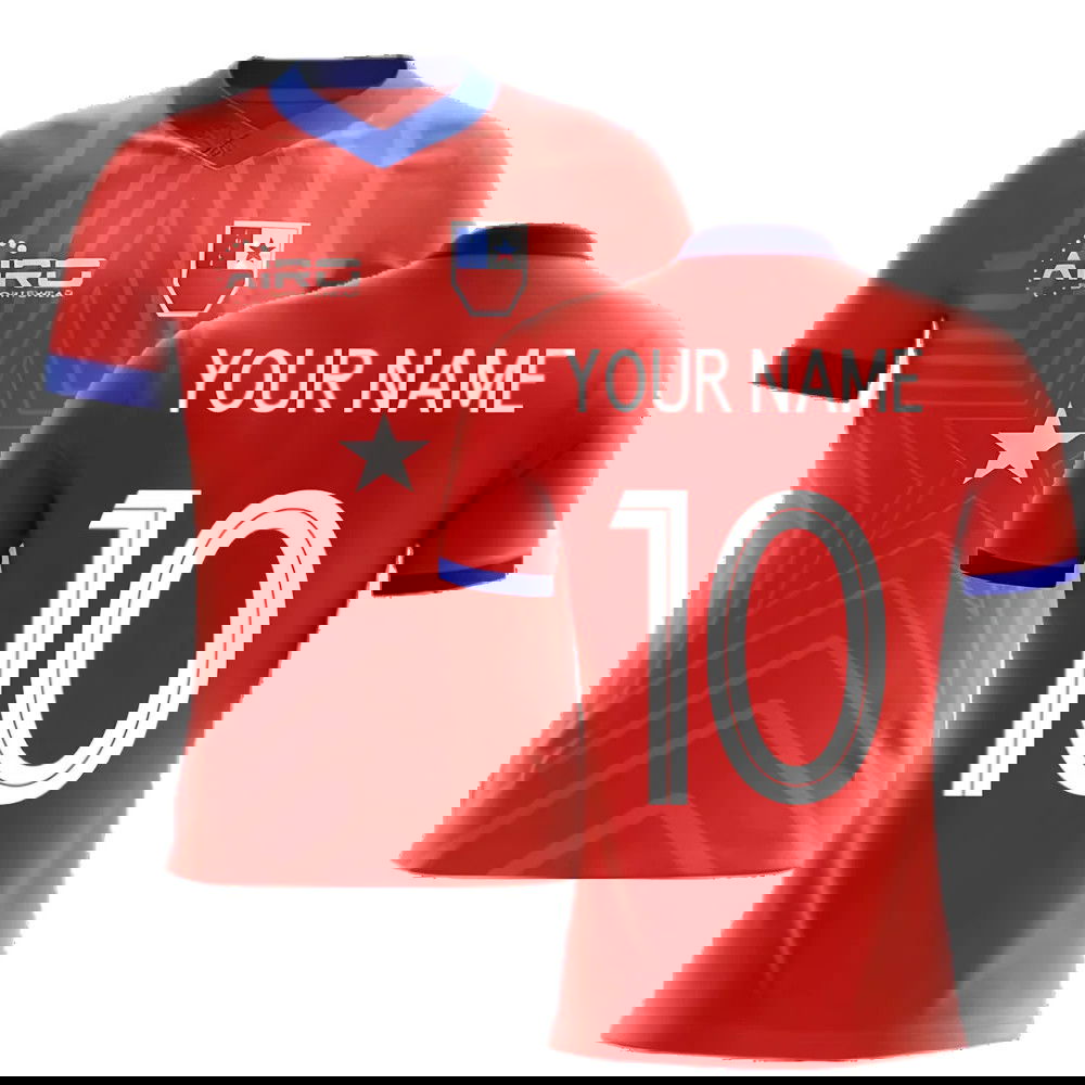 2025-2026 Chile Home Concept Football Shirt (Your Name)