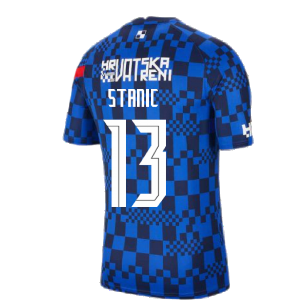 2020-2021 Croatia Pre-Match Training Shirt (Blue) - Kids (STANIC 13)