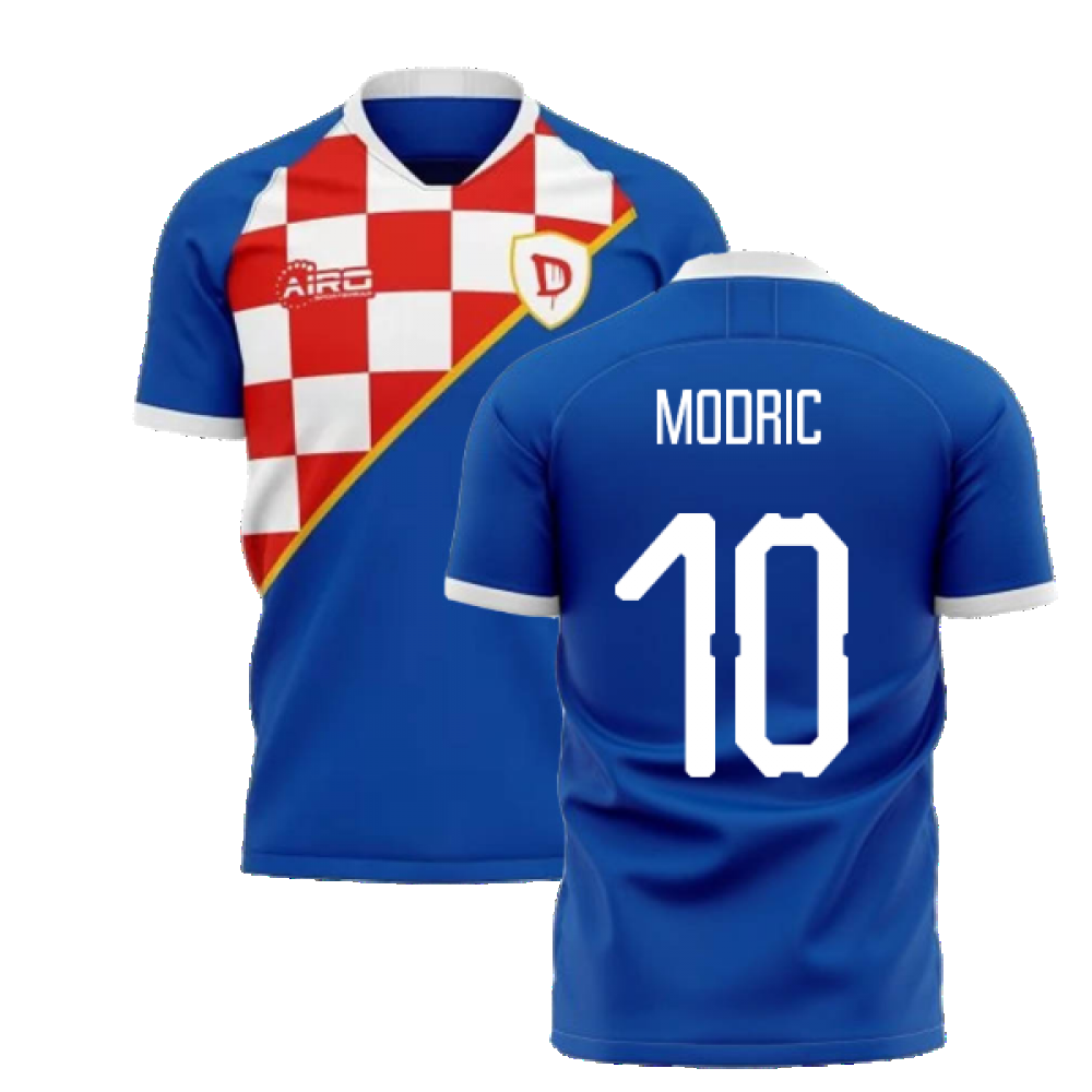 2025-2026 Dinamo Zagreb Home Concept Football Shirt (Modric 10)