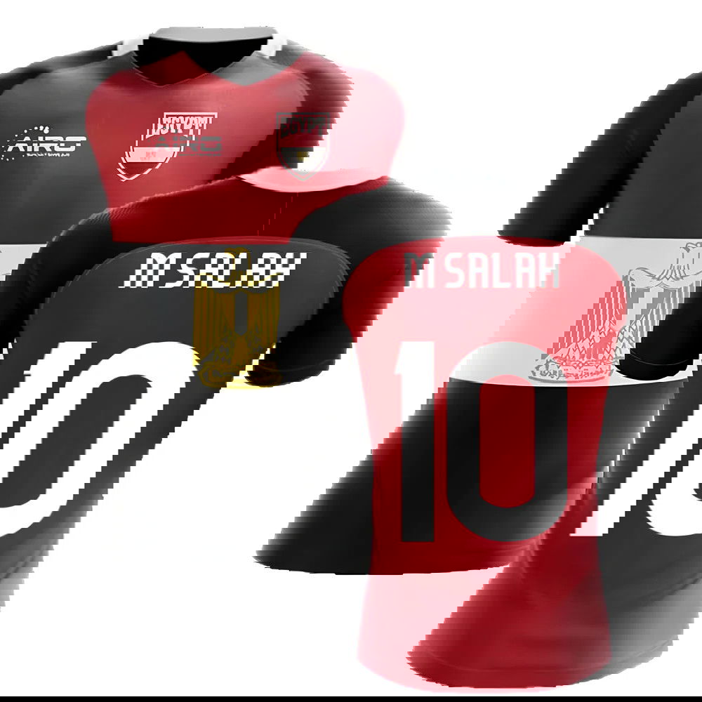 2025-2026 Egypt Flag Concept Football Shirt (M Salah 10) - Kids