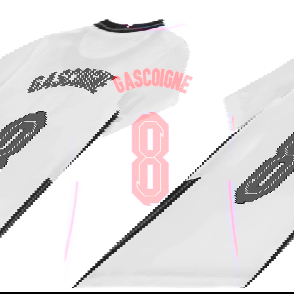 2020-2021 England Home Nike Football Shirt (Kids) (GASCOIGNE 8)