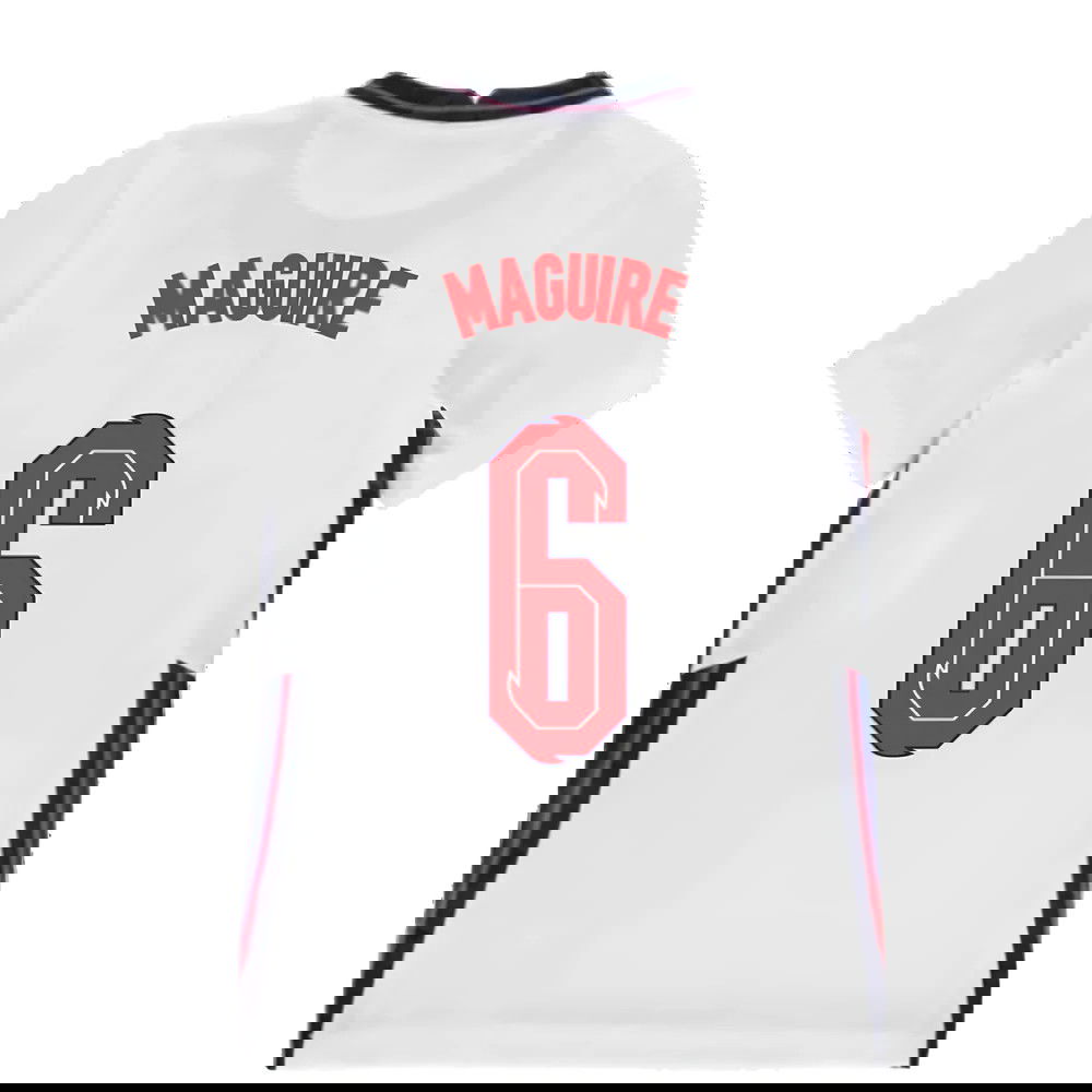 2020-2021 England Home Nike Football Shirt (Kids) (Maguire 6)