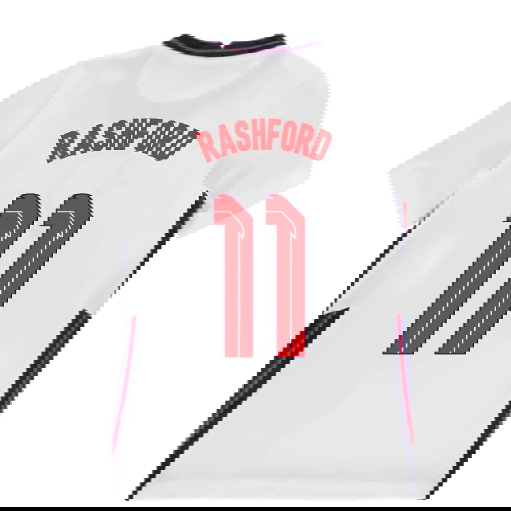 2020-2021 England Home Nike Football Shirt (Kids) (Rashford 11)