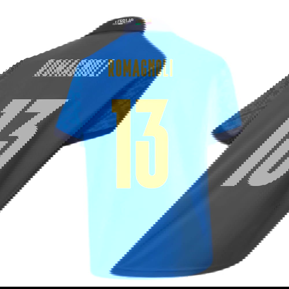2020-2021 Italy Home Puma Football Shirt (Kids) (ROMAGNOLI 13)