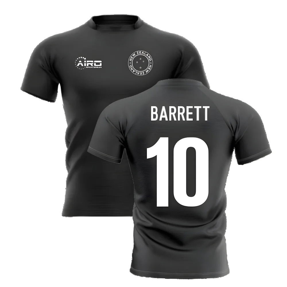 2025-2026 New Zealand Home Concept Rugby Shirt (Barrett 10)
