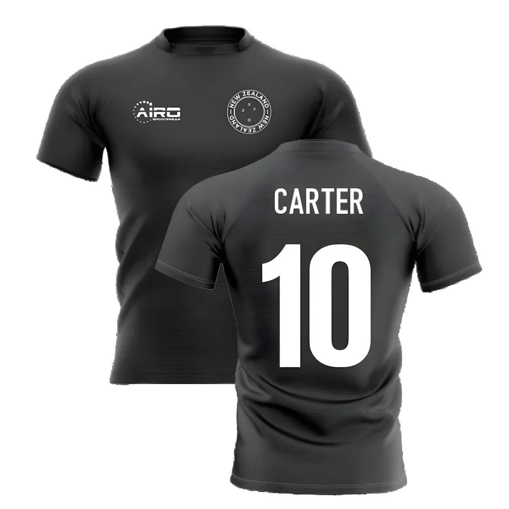 2025-2026 New Zealand Home Concept Rugby Shirt (Carter 10)