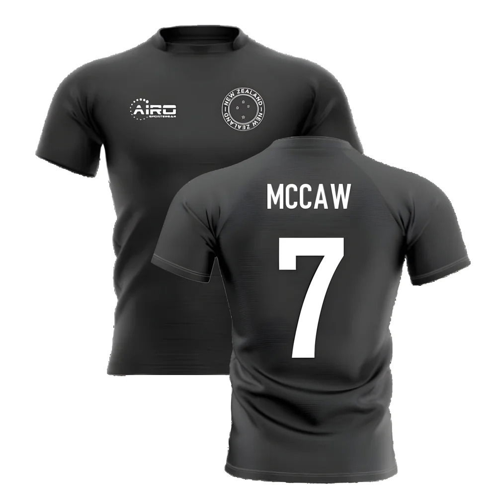 2025-2026 New Zealand Home Concept Rugby Shirt (McCaw 7)