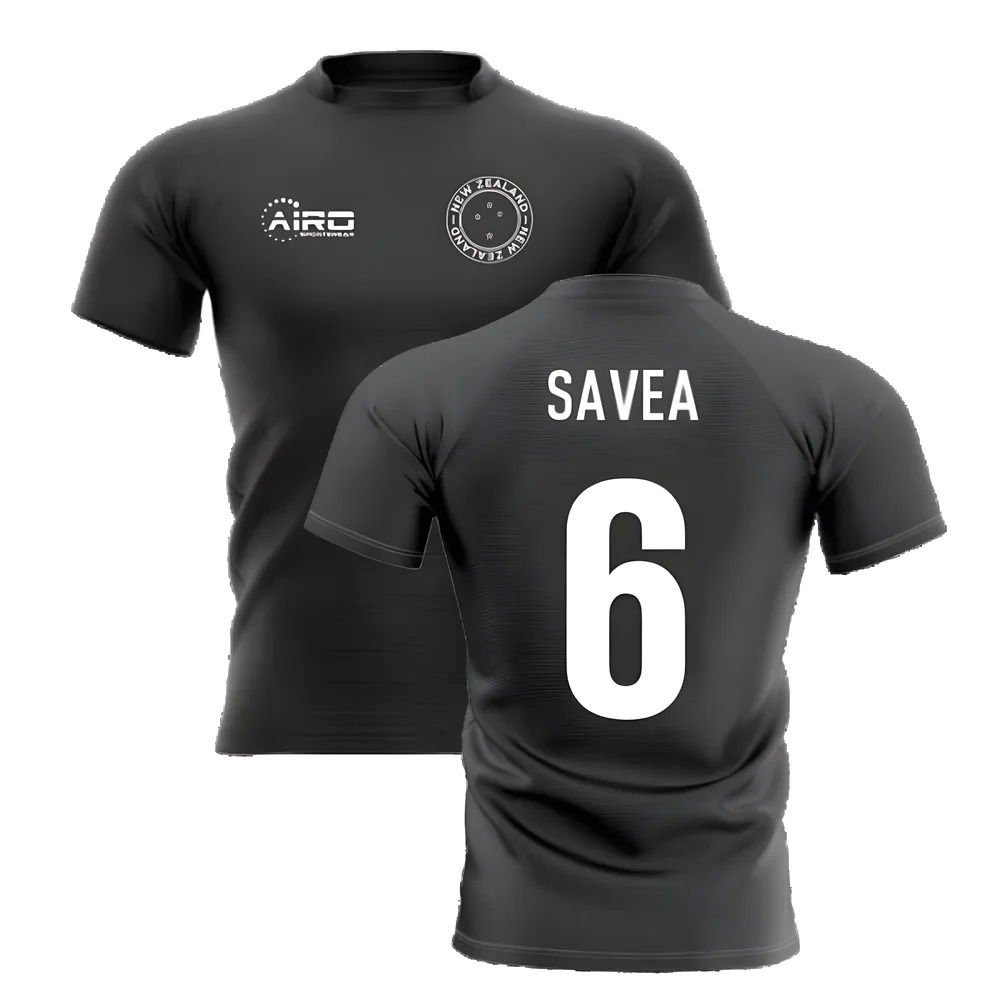 2025-2026 New Zealand Home Concept Rugby Shirt (Savea 6)