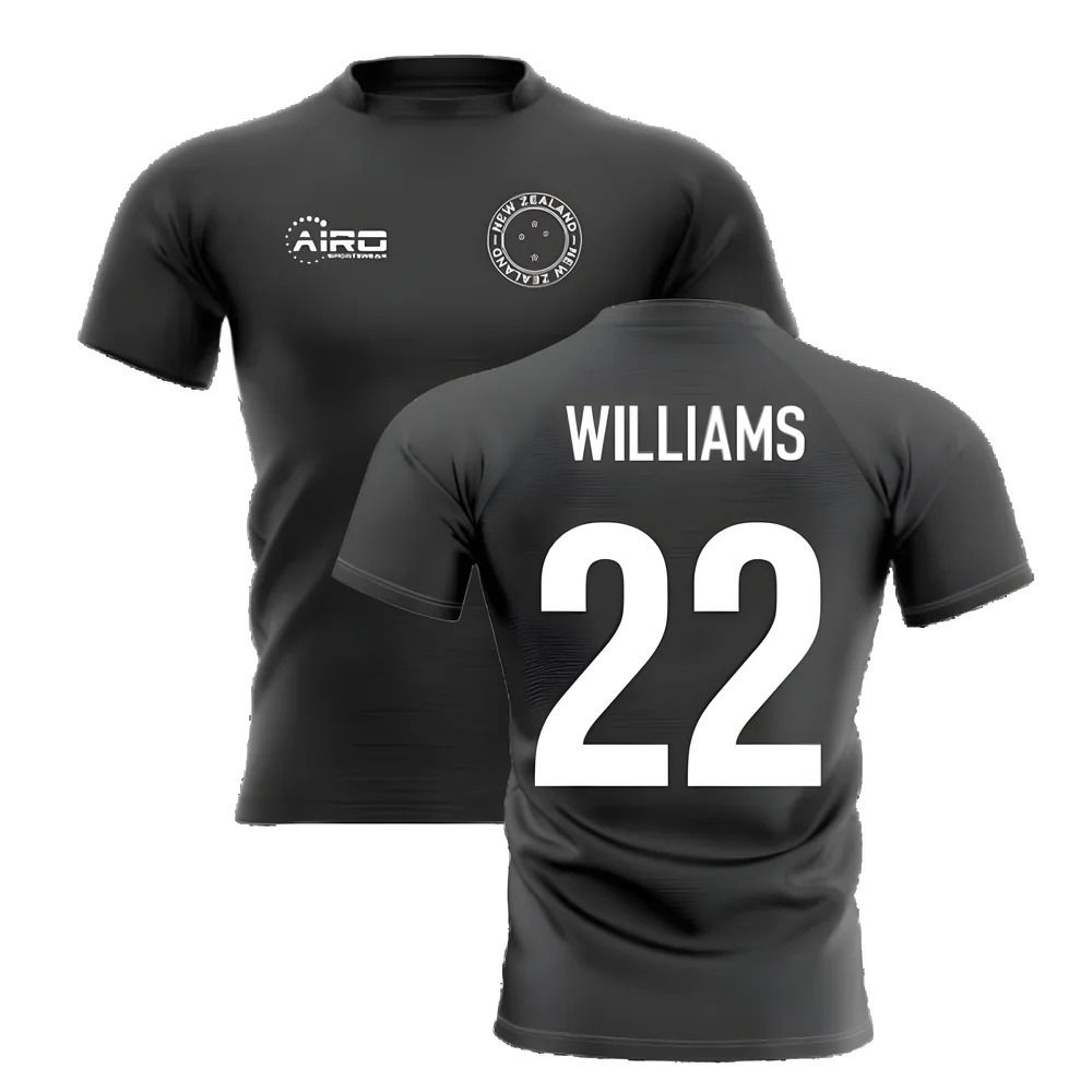 2025-2026 New Zealand Home Concept Rugby Shirt (Williams 22)