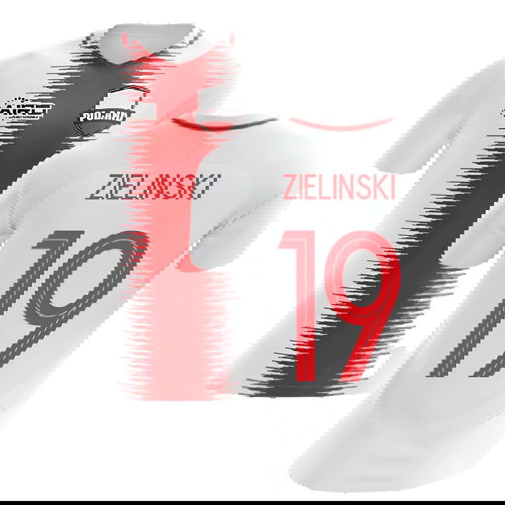 2025-2026 Poland Home Concept Football Shirt (Zielinski 19)