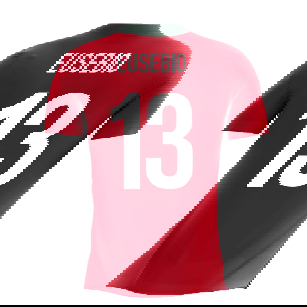 2025-2026 Portugal Airo Concept Home Shirt (Eusebio 13)