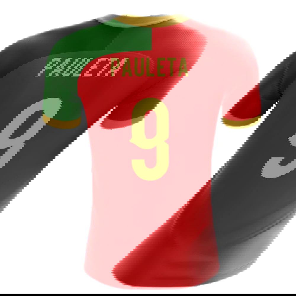 2025-2026 Portugal Flag Home Concept Football Shirt (Pauleta 9)