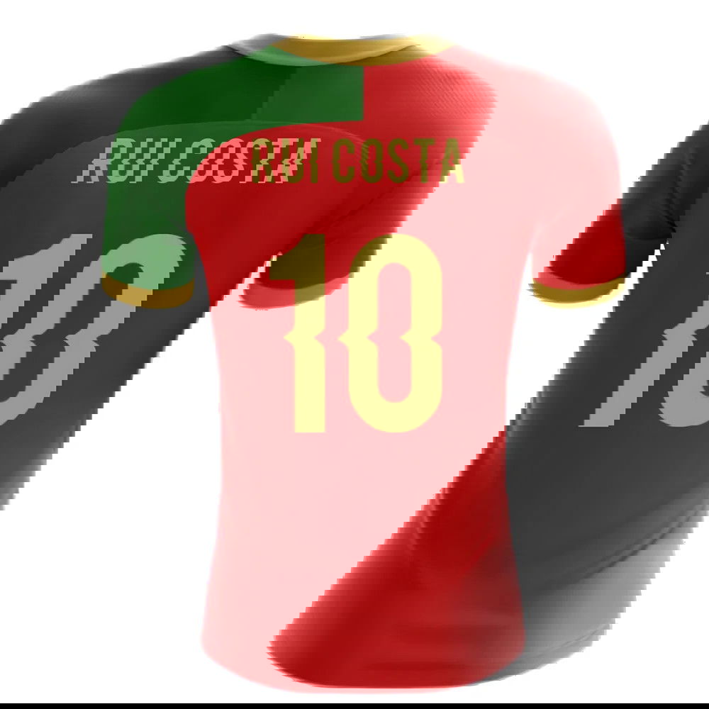 2025-2026 Portugal Flag Home Concept Football Shirt (Rui Costa 10)