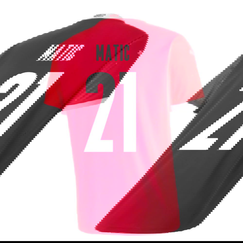 2020-2021 Serbia Home Puma Football Shirt (MATIC 21)