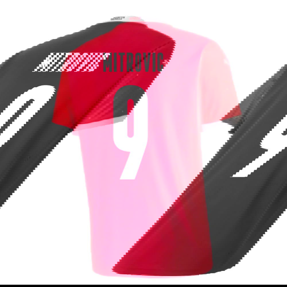 2020-2021 Serbia Home Puma Football Shirt (MITROVIC 9)